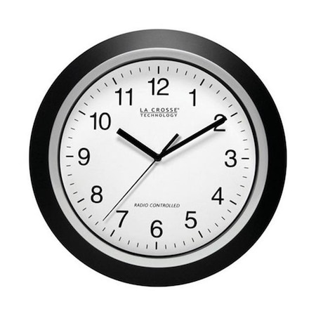 La Crosse Technology La Crosse WT-3129 12 in. Black Wall Clock 6286132